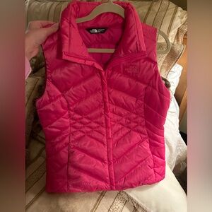 North Face Pink Vest
